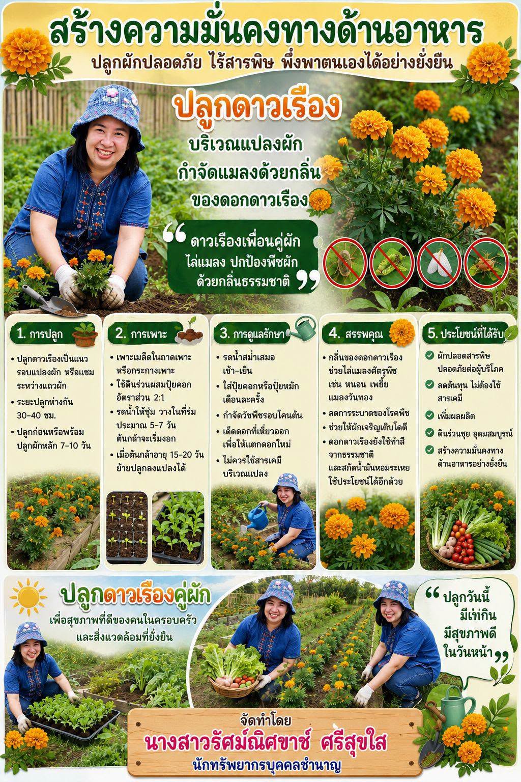 สร้างความมั่นคงทางอาหาร เริ่มได้จากแปลงผักของเรา