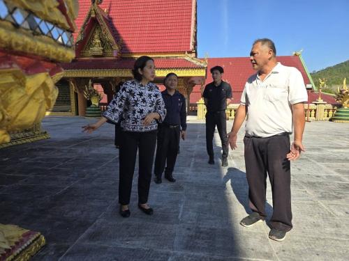 ผู้ตรวจมุกดา หลิมนุกูล ผู้ตรวจราชการกรมการพัฒนาชุมชน ลงพื้นที่ตรวจติดตามผลการปฏิบัติราชการตามนโยบายรัฐบาล ภารกิจกระทรวงมหาดไทย ยุทธศาสตร์กรมการพัฒนาชุมชน ตามประเด็นตรวจราชการ อำเภอเมืองระนอง จังหวัดระนอง